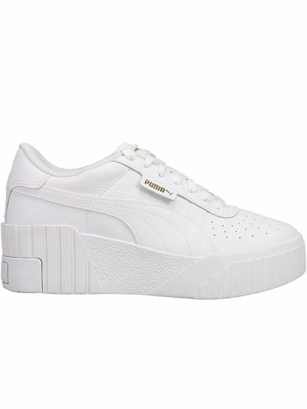 Puma White Women's Raised Platform Sneaker